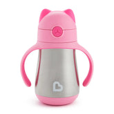 Cool Cat™ Stainless Steel Straw Cup, 8oz
