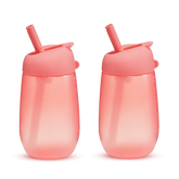 Simple Clean™ Straw Cup, 10oz, 2pk