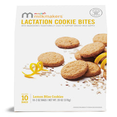 Lactation Cookie Bites, Lemon Bliss, 10ct