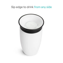 Miracle® 360° Black & White Sippy Cup, 10oz, 2pk