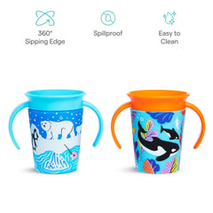 Miracle® 360° WildLove Trainer Cup, 6oz, 2pk