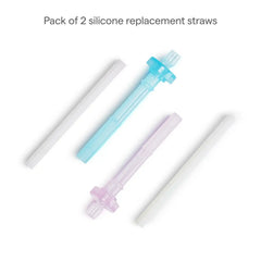 Replacement Straws with Valves for Click Lock™ Flip Straw Cups, 2pk