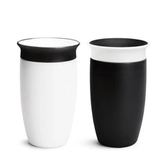 Miracle® 360° Black & White Sippy Cup, 10oz, 2pk