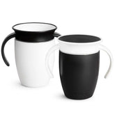 Miracle® 360° Black & White Trainer Cup, 7oz, 2pk