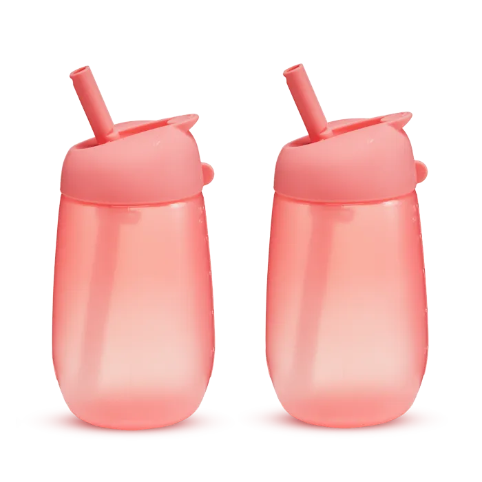 Simple Clean™ Straw Cup, 10oz, 2pk