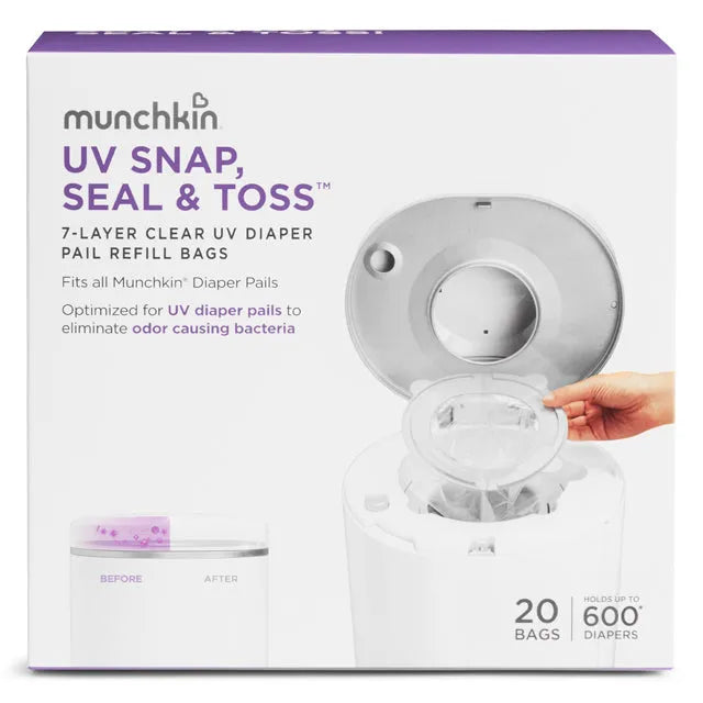 UV Snap, Seal & Toss™ Diaper Pail Refill Bags, 20pk