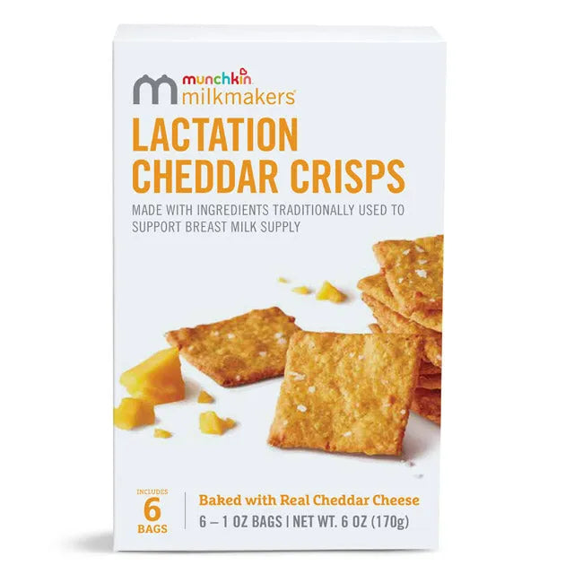 Milkmakers® Lactation Crisps, Cheddar, 6ct