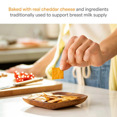 Milkmakers® Lactation Crisps, Cheddar, 6ct