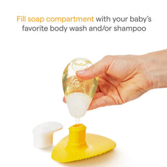 Squeeze & Scrub Silicone Brush with Soap Dispenser