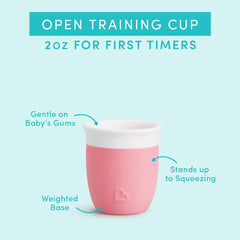 C’est Silicone!™ Open Training Cup, 2oz, Coral